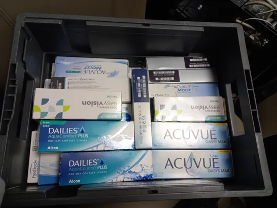 LOT OF HOUSEHOLD ITEMS TO INCLUDE ACUVUE OASYS MAX, ETC