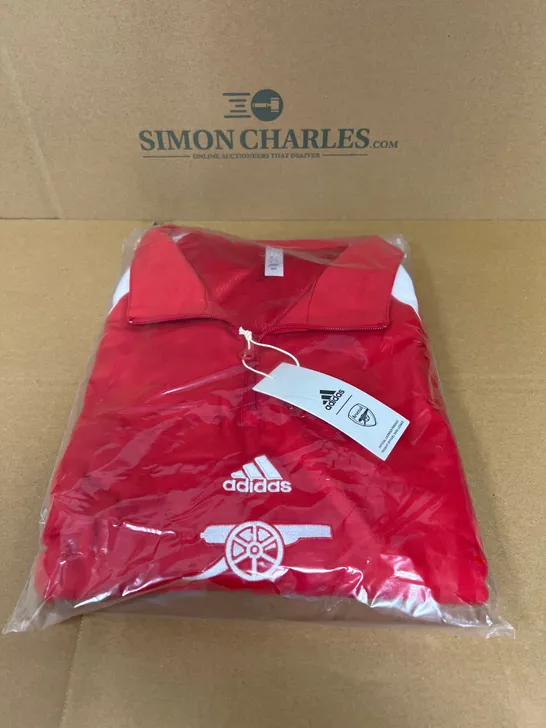 ADIDAS ARSENAL FC ICON TOP IN RED SIZE SMALL