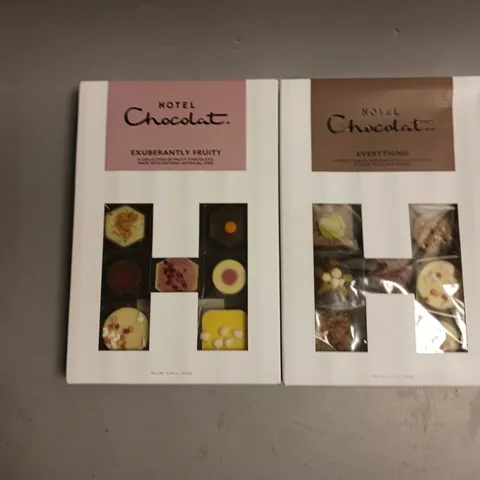 LOT OF 2 HOTEL CHOCOLAT CHOCALATE BOXES 185G EACH