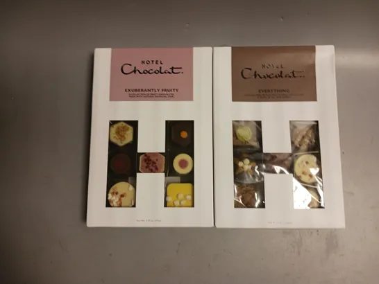 LOT OF 2 HOTEL CHOCOLAT CHOCALATE BOXES 185G EACH