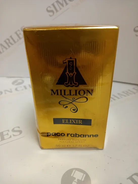 BOXED AND SEALED 1 MILLION PACO RABANNE ELIXIR PARFUM INTENSE 50ML