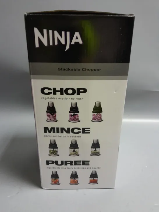 BOXED NINJA STACKABLE FOOD CHOPPER 