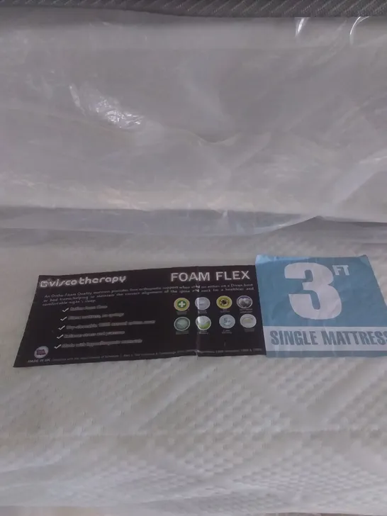 VISCO THERAPY FOAM FLEX 3FT SINGLE MATTRESS 