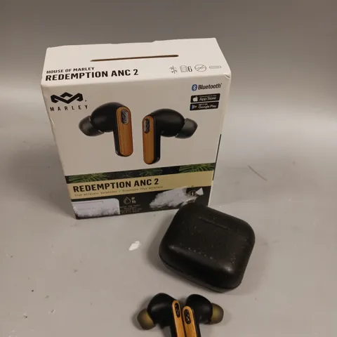 BOXED MARLEY REDEMPTION ANC 2 WIRELESS EARPHONES 