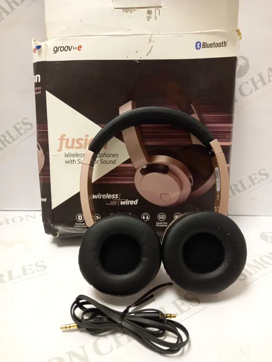 GROOV-E FUSION WIRELESS BLUETOOTH HEADPHONES