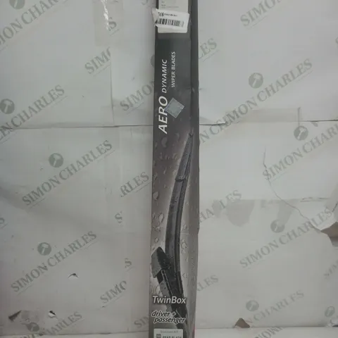 TWO FRONT FRAMELESS WIPER BLADES HQ AERO DYNAMIC - AD51-624 TWIN BOX