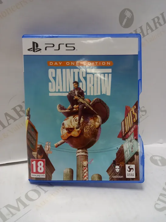 PS5 SAINTS ROW DAY ONE EDITION VIDEO GAME  RRP £59.99