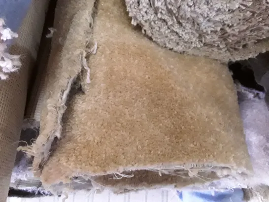 ROLL OF QUALITY NATURAL BEIGE CARPET