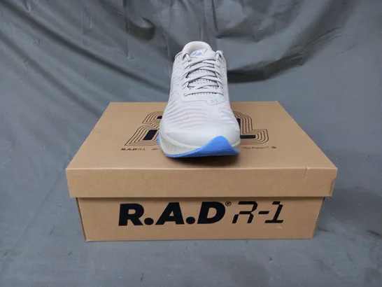 BOXED PAIR OF R.A.D. SHOES IN GREY/BLUE UK SIZE 9.5