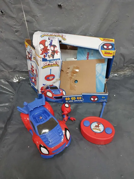 DISNEY SPIDEY AMAZING FRIENDS RADIO CONTROL WEB CRAWLER 