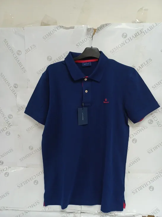 GIANT NAVY BLUE POLO SHIRT SIZE L