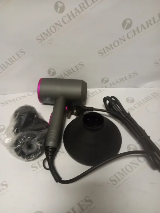 DESIGNER PROFESSIONAL HAIR DRYER WITH ATTACHMENTS 