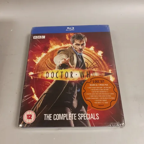 SEALED DOCTOR WHO THE COMPLETE SPECIALS ON BLU-RAY 