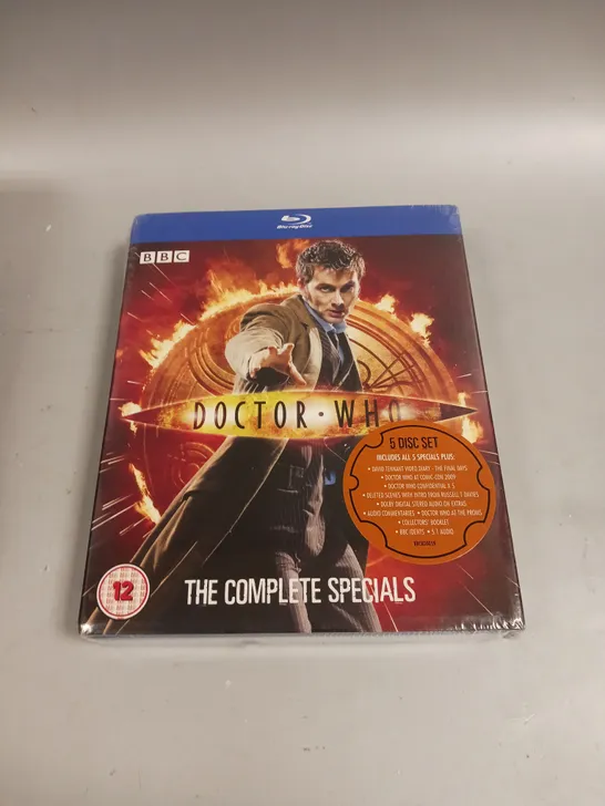 SEALED DOCTOR WHO THE COMPLETE SPECIALS ON BLU-RAY 