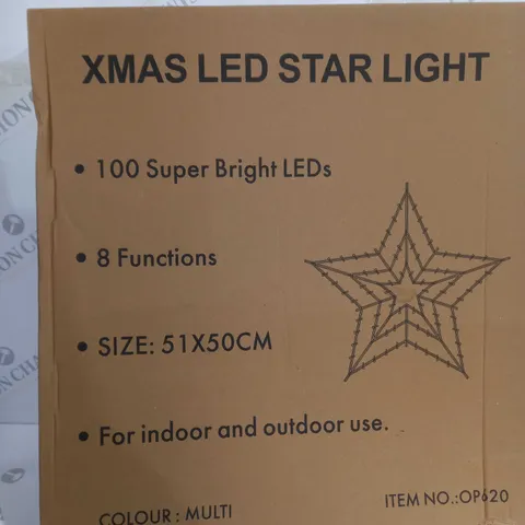 BOXED XMAS LED LARGE STAR 