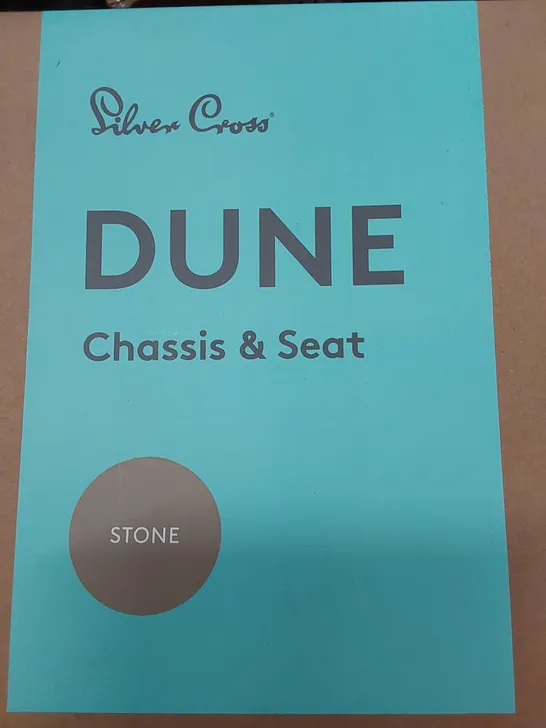 BOXED SILVER CROSS DUNE CHASSIS & SEAT - STONE 