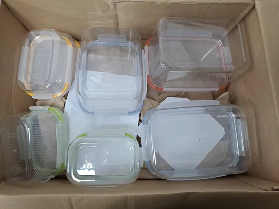 SET OF 6 FOOD BOXES 