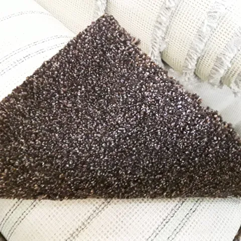 ROLL OF QUALITY BROWN CARPET APPROXIMATELY 1.4M × 1.9M
