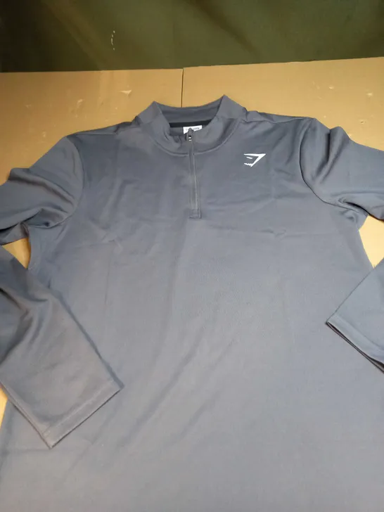 GYMSHARK 1/4 SHIRT SIZE L