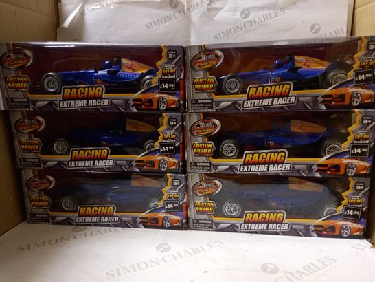 LOT OF 6 RACING EXTREME RACERS