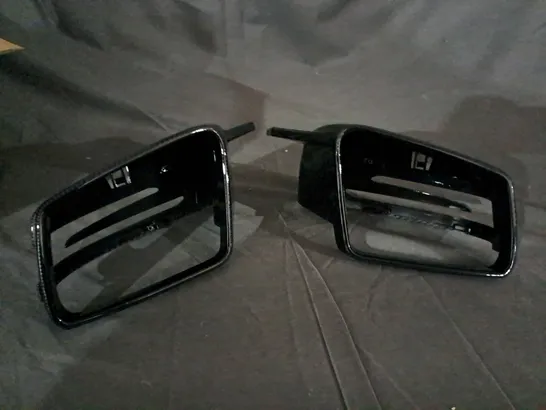 SET OF 2 CARBON FIBRE EFFECT WINDMIRROR COVERS