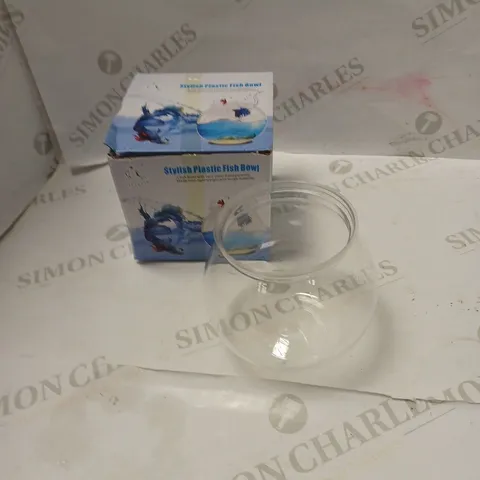 BOXED STYLISH PLASTIC FISH BOWL