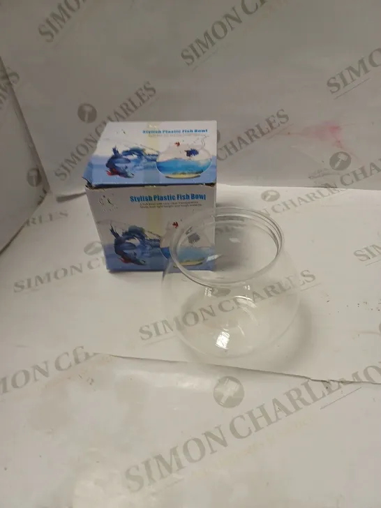 BOXED STYLISH PLASTIC FISH BOWL