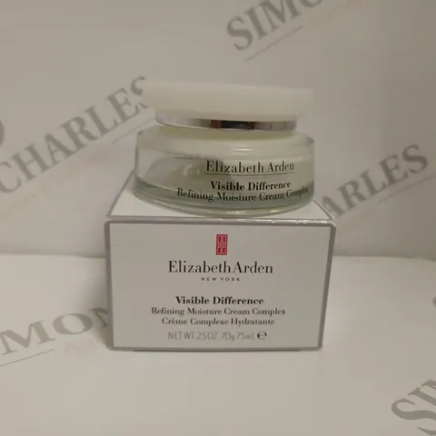 BOXED ELIZABETH ARDEN VISIBLE DIFFERENCE REFINING MOISTURE CREAM - 75ML 