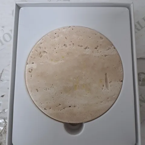 BOXED EINOVA TRAVERTINE WIRELESS CHARGING STONE 