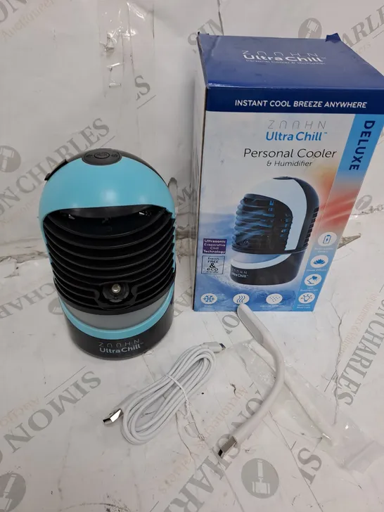 THANE ZAAHN ULTRA CHILL PORTABLE PERSONAL AIR COOLER