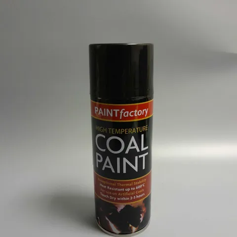 APPROXIMATELY 12 PAINT FACTORY HIGH TEMPERATURE COAL PAINT 400ML