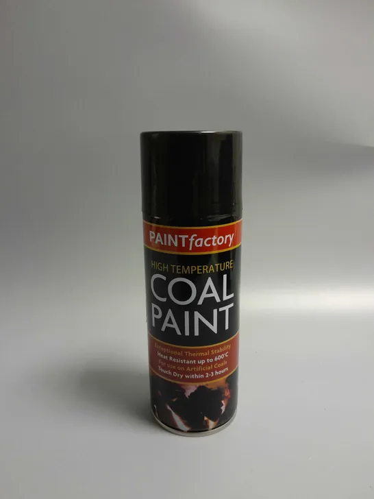 APPROXIMATELY 12 PAINT FACTORY HIGH TEMPERATURE COAL PAINT 400ML