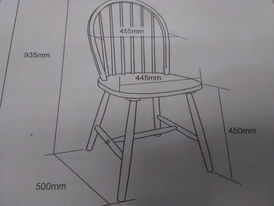 BOXED 2 KENTUCKY CHAIRS (BOX 3 OF 3 ONLY)