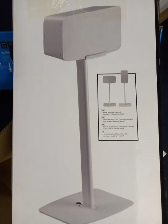 FLEXSON FLOOR STAND FOR SONOS 5 PLAY:5 IN WHITE