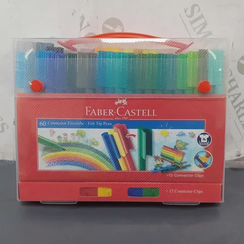 FABER-CASTELL PACK OF APPROXIMATELY 60 FELT TIP PENS