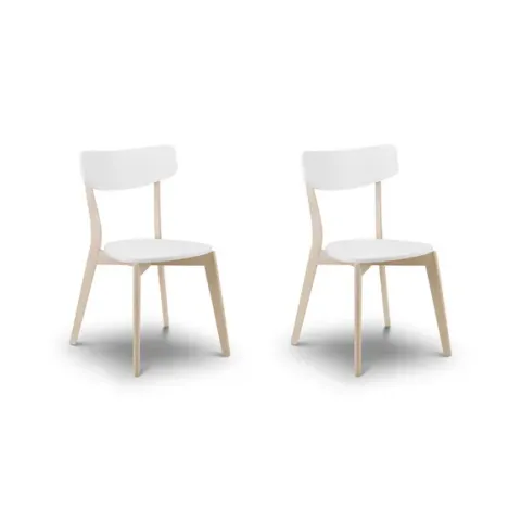 BOXED 4 × CASA DINING CHAIRS 