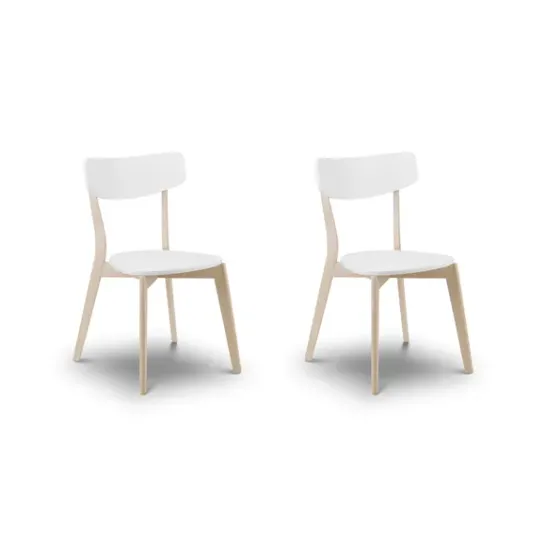 BOXED 4 × CASA DINING CHAIRS 