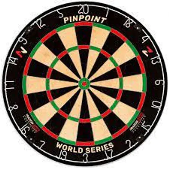 BOXED NET WORLD SPORTS WORLD SERIES DARTBOARD 