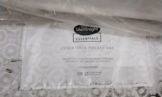 QUALITY SILENTNIGHT ESSENTIALS POCKET 600 KING SIZE 5FT MATTRESS