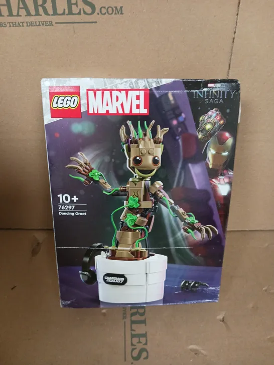 BOXED EGO MARVEL DANCING GROOT BUILDABLE TOY SET 76297 RRP £29.99