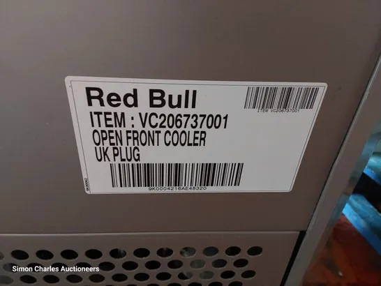 RED BULL LOGO CHILLED OPEN FRONT CABINET 