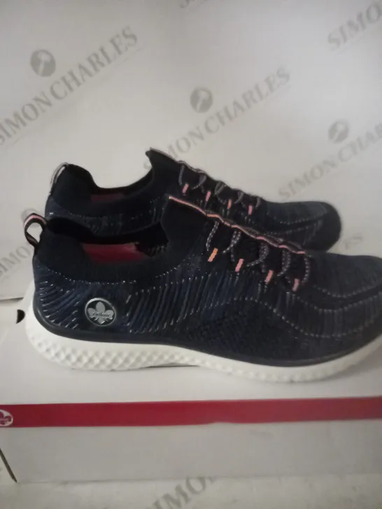 RIEKER SPORTY TRAINER NAVY SIZE 7.5