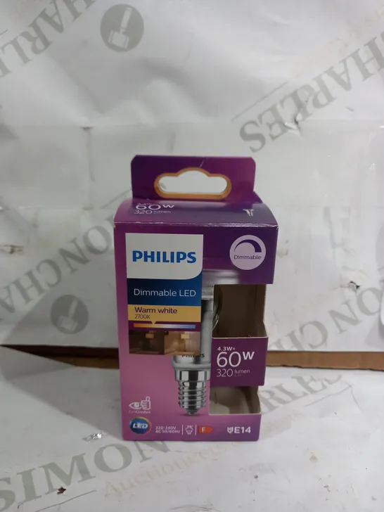 PHILIPS DIMMABLE LED WARM LIGHT 60W