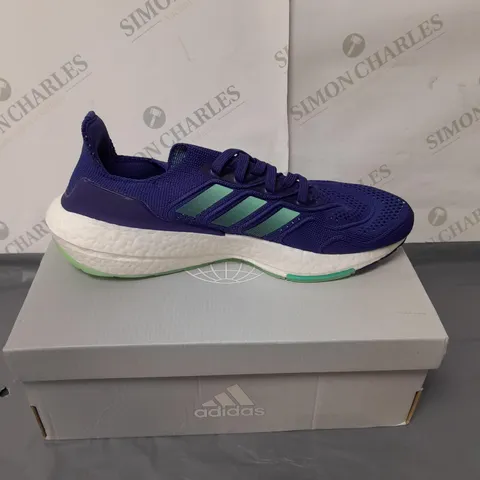 ADIDAS MENS BLUE ULTRABOOST TRAINERS BLUE. SIZE 9.5