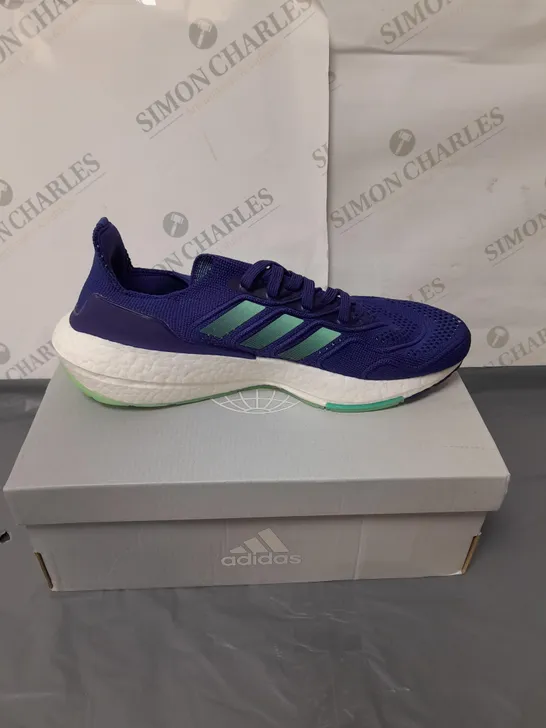 ADIDAS MENS BLUE ULTRABOOST TRAINERS BLUE. SIZE 9.5