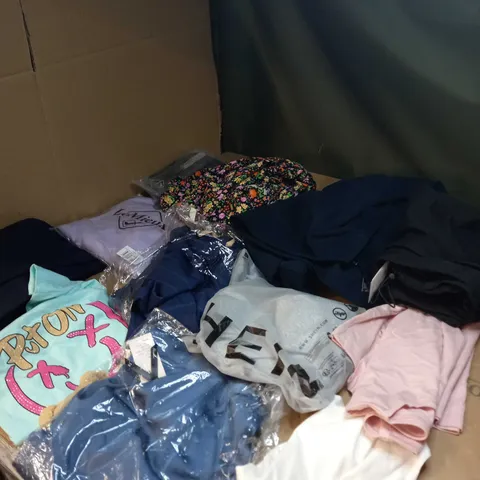 LOT OF APPROX 20 ASSORTED CLOTHING ITEMS TO INCLUDE JUMPERS, SOCKS AND T-SHIRTS