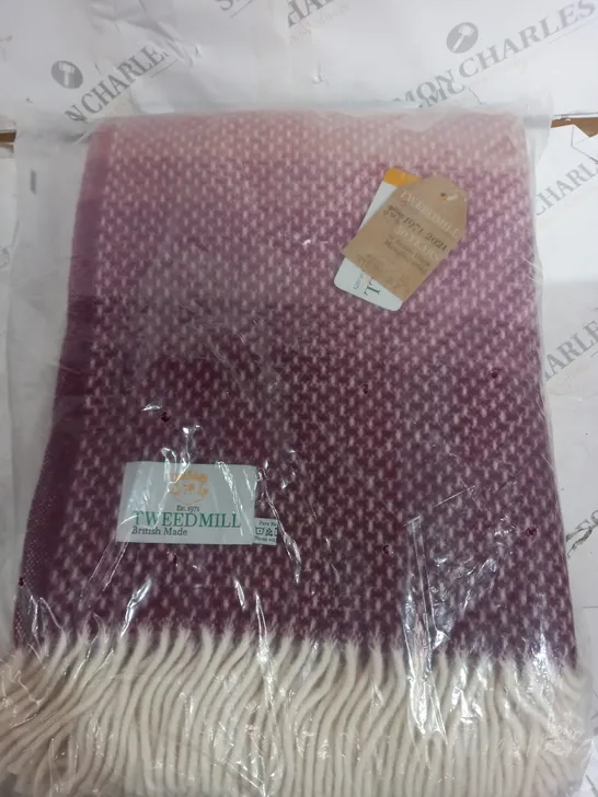 TRUDIE OLIVER TWEEDMILL BLANKET