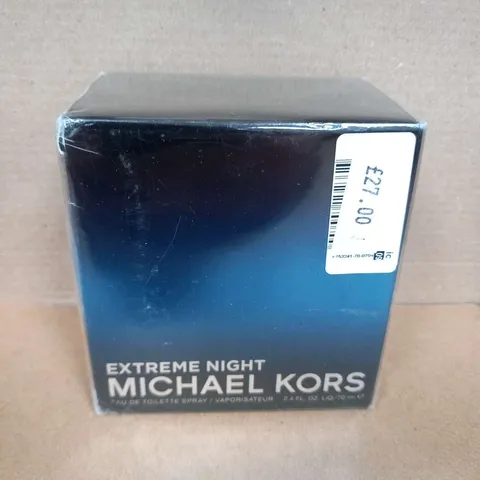 BOXED AND SEALED MICHAEL KORS EXTREME NIGHT EAU DE TOILETTE 70ML