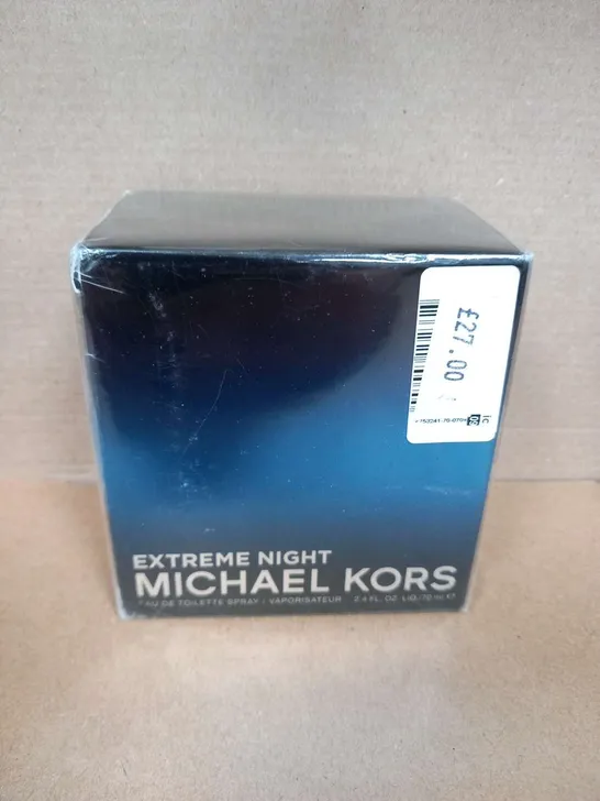 BOXED AND SEALED MICHAEL KORS EXTREME NIGHT EAU DE TOILETTE 70ML