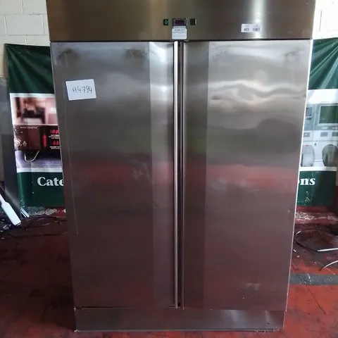 POLARIS COMMERCIAL SPA-TN-140 STAINLESS DOUBLE DOOR REFRIGERATED FOOD STORAGE UNIT